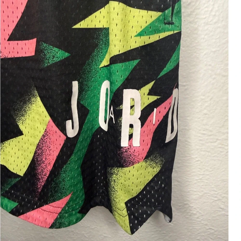 Jordan Men's Small Jumpman Air Printed Mesh Shorts Tropical Twist Retro Graphic